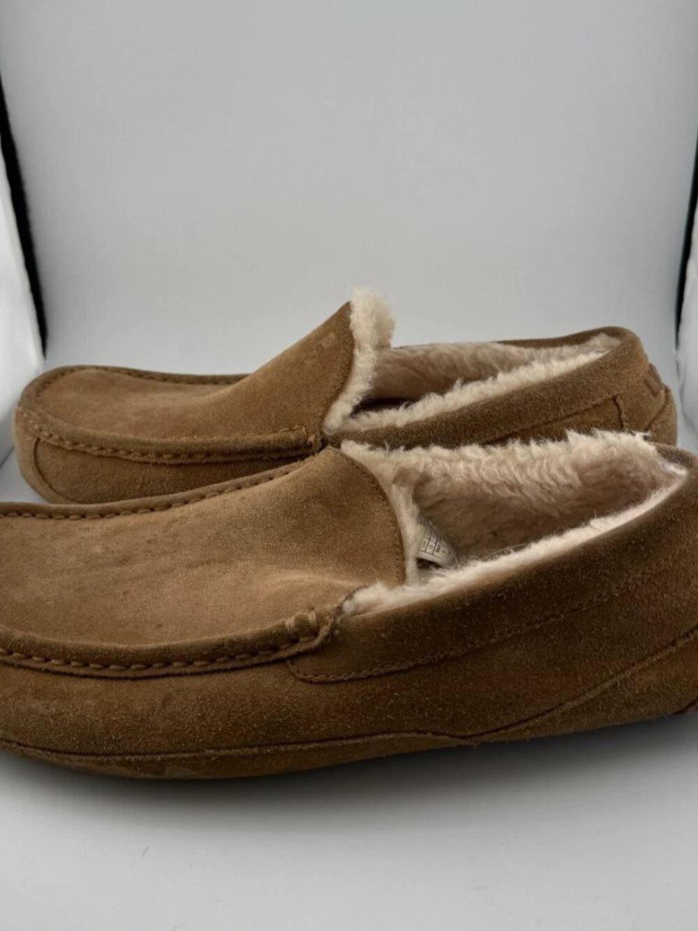 WORN UGG Ascot Slipper Chestnut 1101110-CHE Men's Size 13 No Box